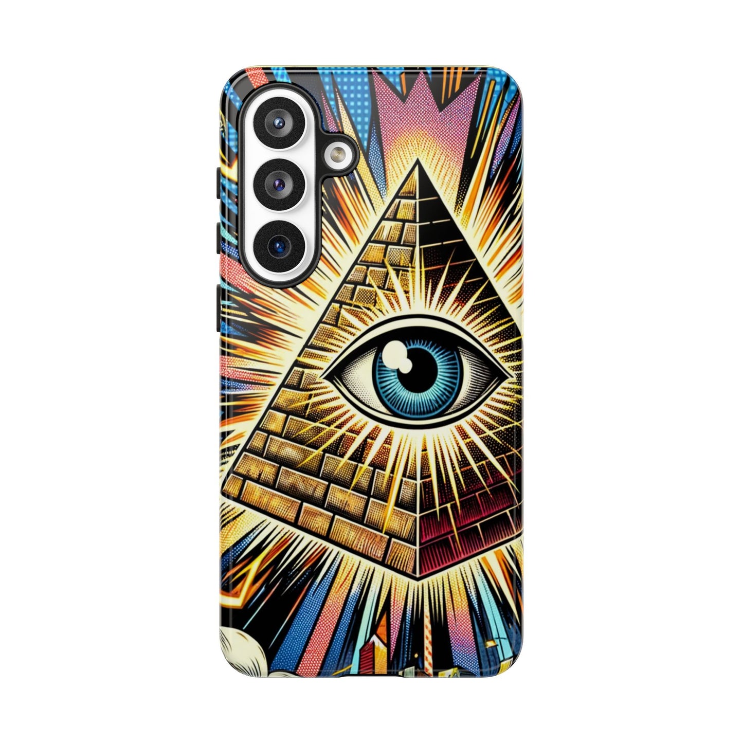 All-Seeing Pyramid Phone Case — Eye of Providence iPhone Case, Mystical Esoteric Protective Cover
