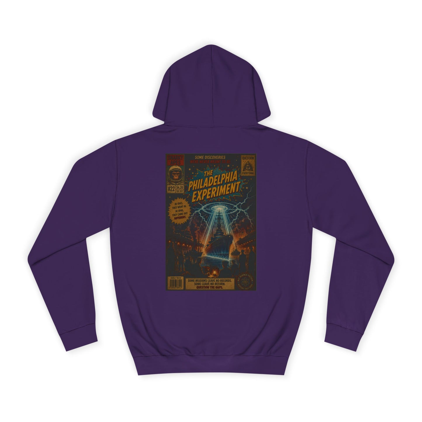 Philadelphia Experiment Vintage Sci‑Fi Hoodie