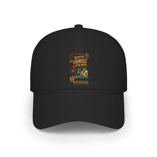 Vintage 'Keep Out of Reach of Children - Chemicals' Low Profile Baseball Cap