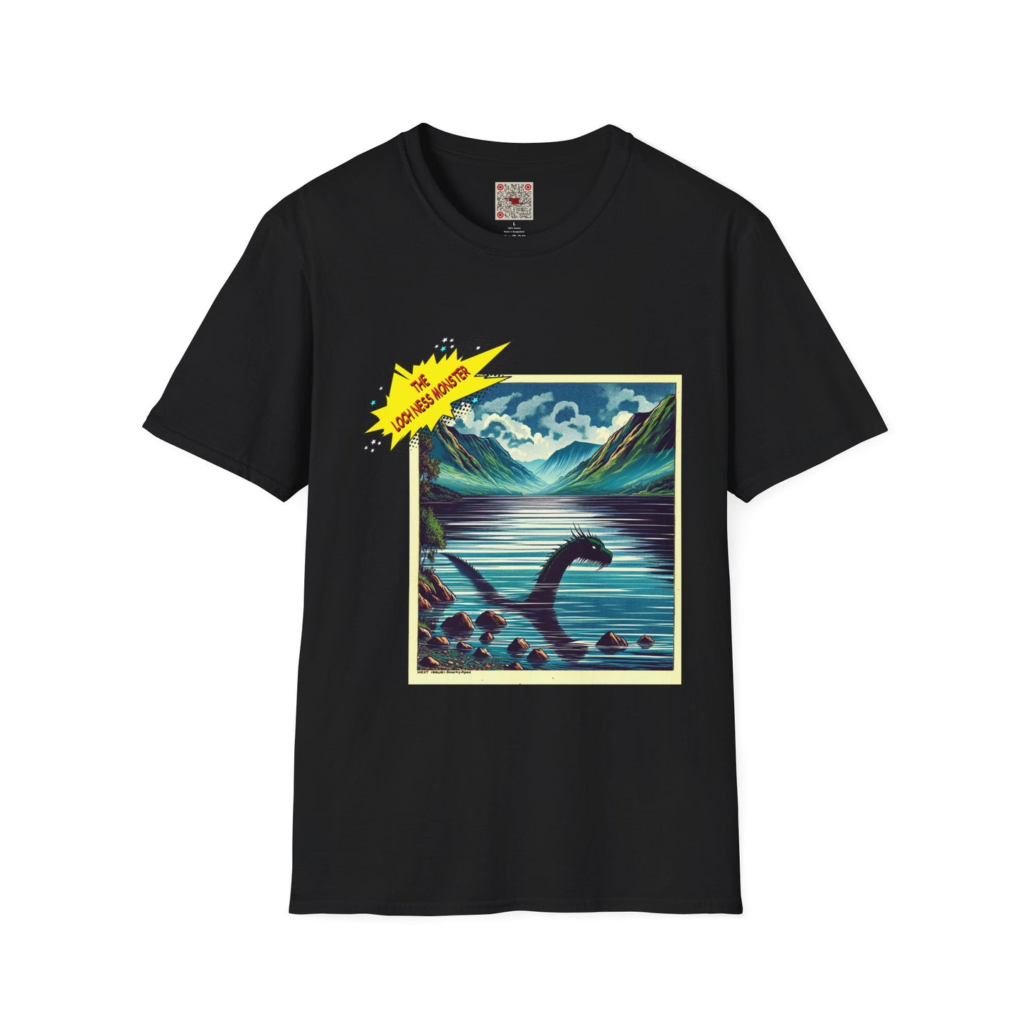 T-Shirt — "Loch Ness Monster" Vintage Scenic Tee