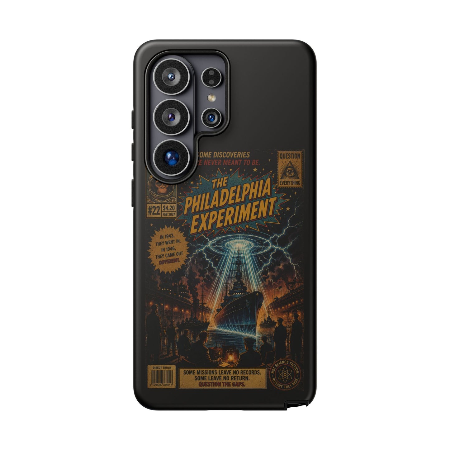 Phone Case — The Philadelphia Experiment Retro UFO Sci‑Fi Design