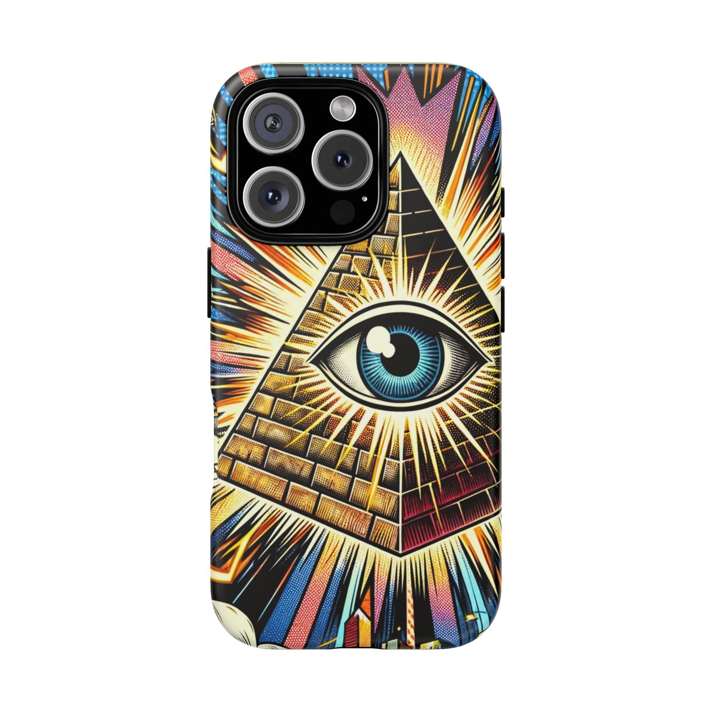 All-Seeing Pyramid Phone Case — Eye of Providence iPhone Case, Mystical Esoteric Protective Cover