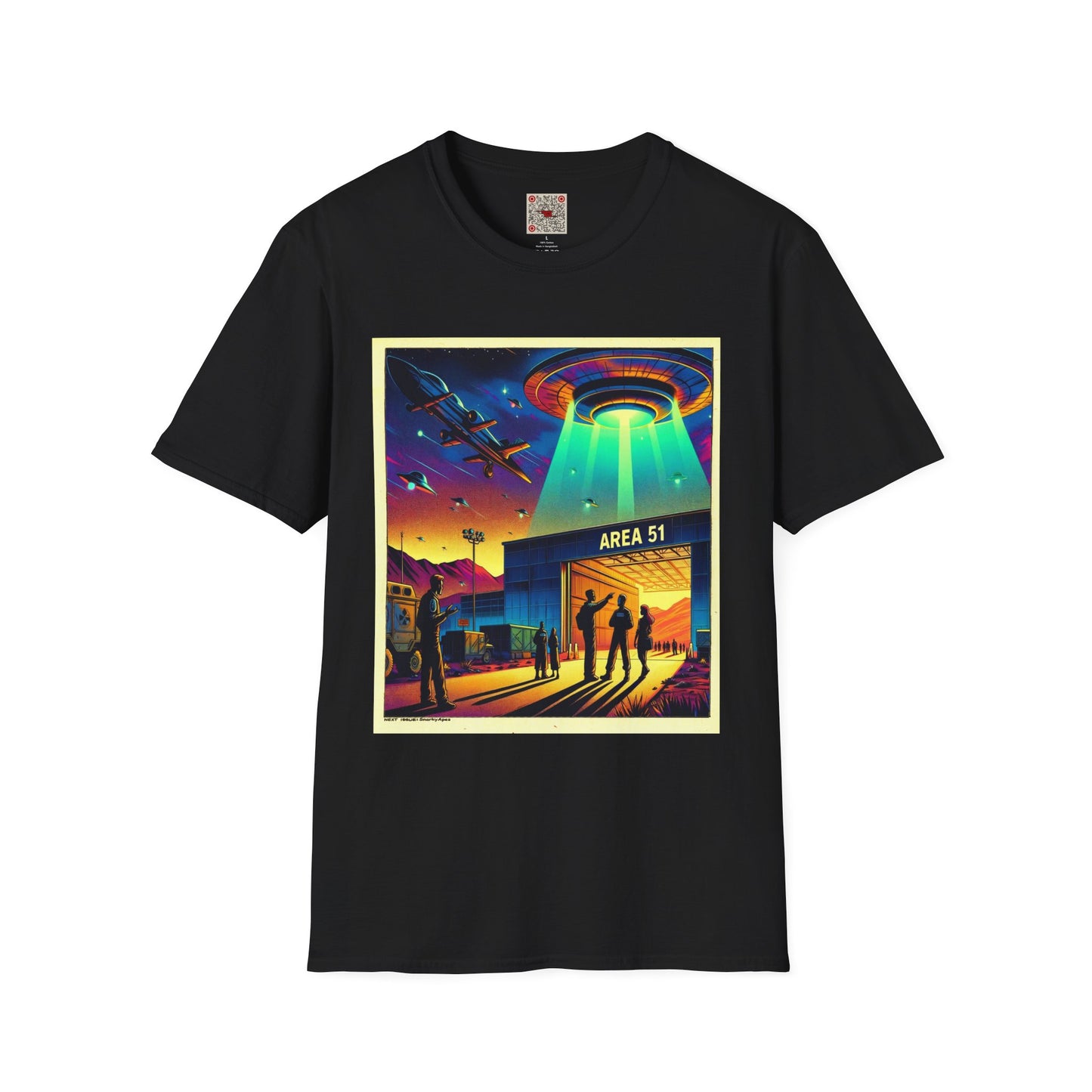 Area 51 UFO T-Shirt — Retro Alien Abduction Graphic Tee
