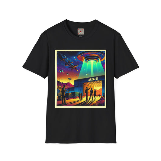 Area 51 UFO T-Shirt — Retro Alien Abduction Graphic Tee