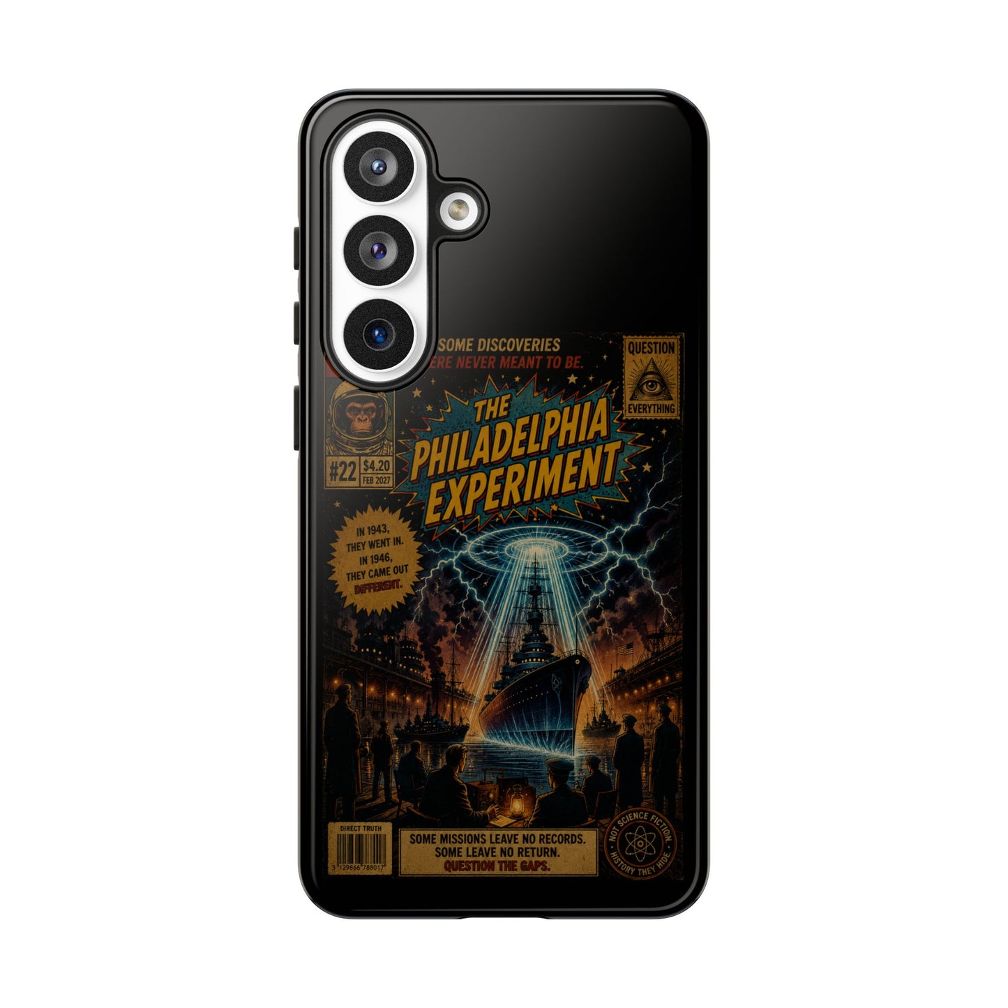 Phone Case — The Philadelphia Experiment Retro UFO Sci‑Fi Design