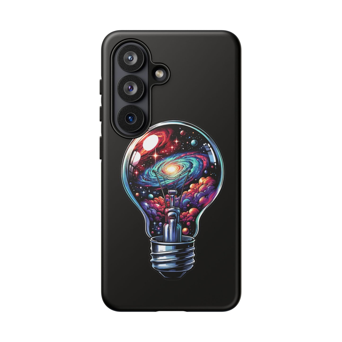 Galaxy Lightbulb Phone Case — Artistic Space iPhone Cover