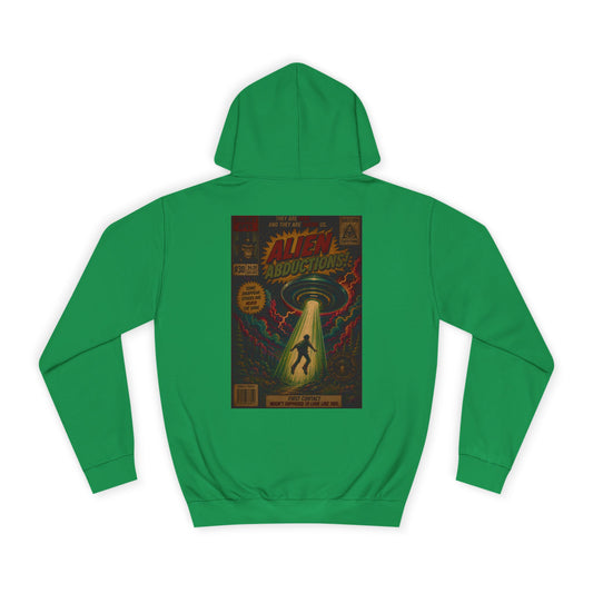 Alien Abduction Vintage Comic Hoodie