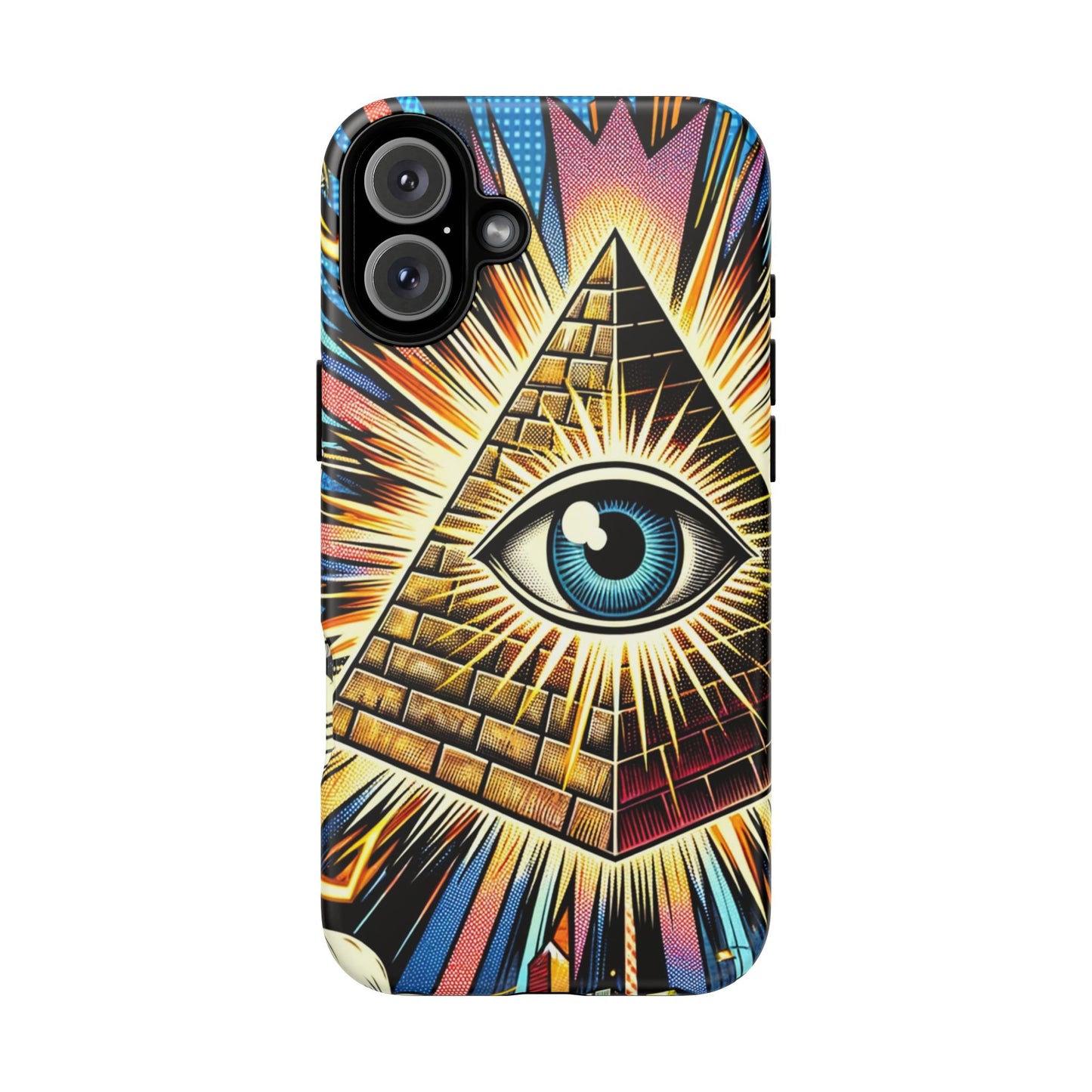 All-Seeing Pyramid Phone Case — Eye of Providence iPhone Case, Mystical Esoteric Protective Cover