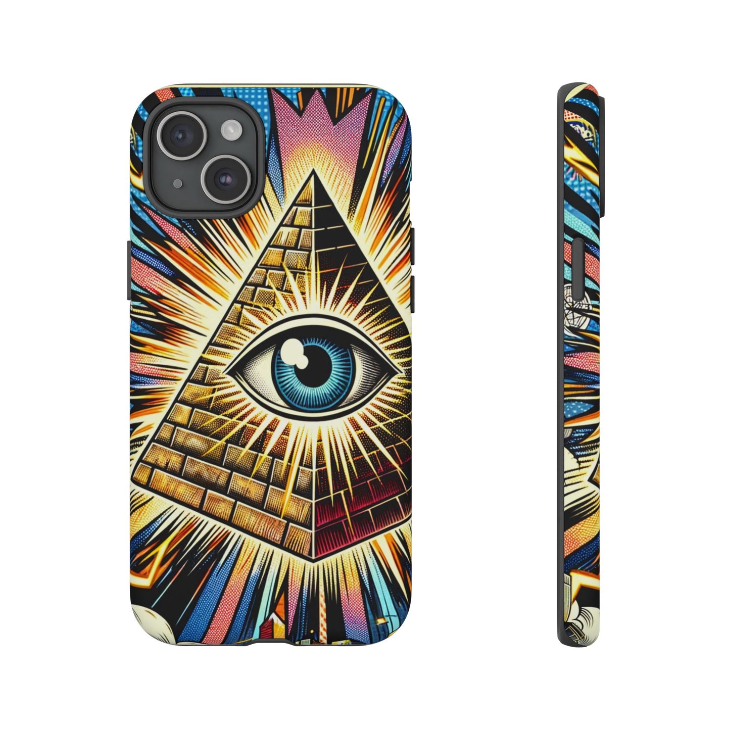 All-Seeing Pyramid Phone Case — Eye of Providence iPhone Case, Mystical Esoteric Protective Cover