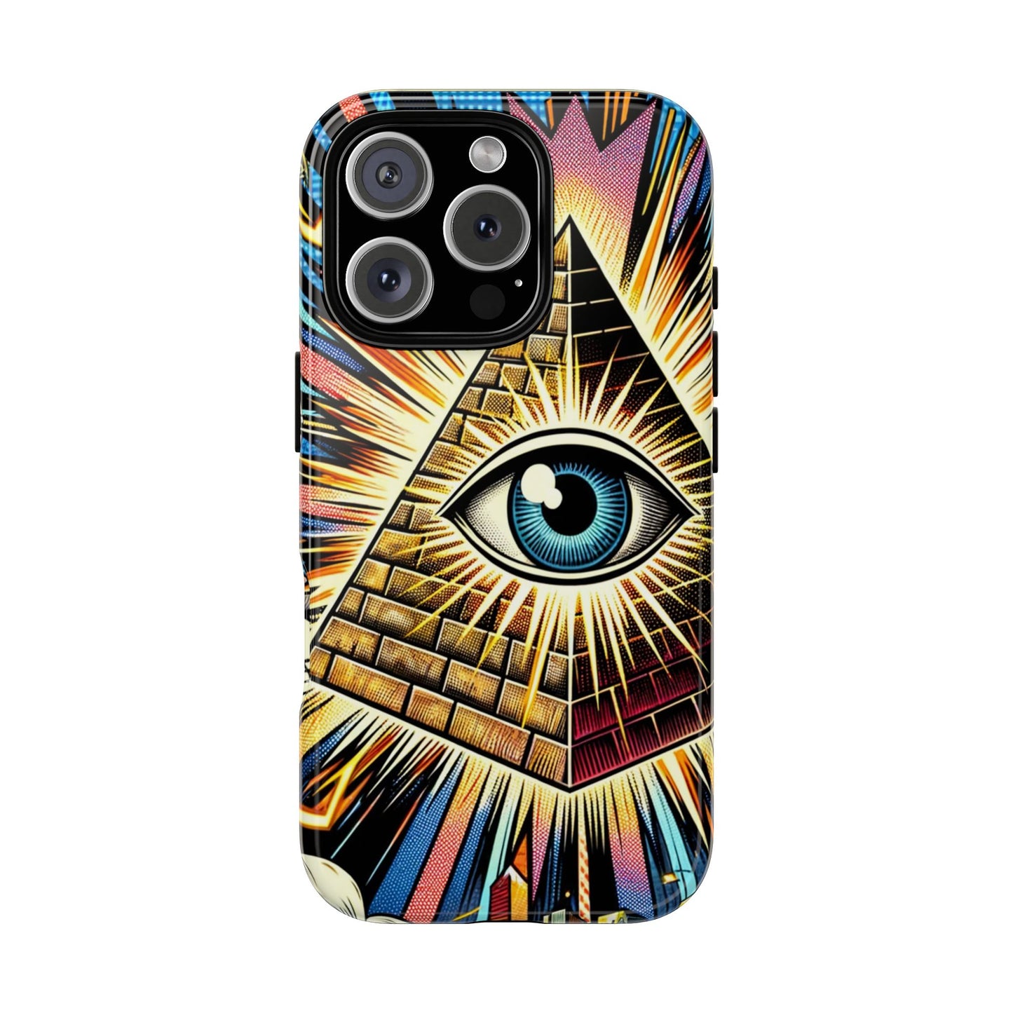 All-Seeing Pyramid Phone Case — Eye of Providence iPhone Case, Mystical Esoteric Protective Cover