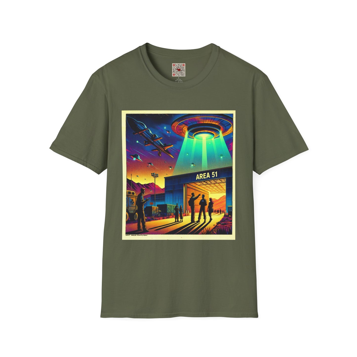Area 51 UFO T-Shirt — Retro Alien Abduction Graphic Tee