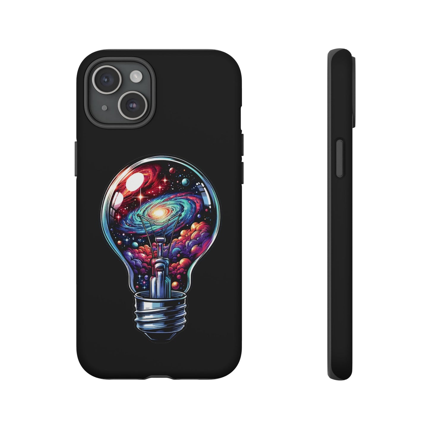 Galaxy Lightbulb Phone Case — Artistic Space iPhone Cover