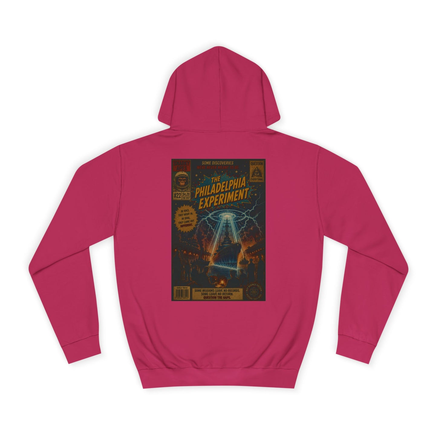 Philadelphia Experiment Vintage Sci‑Fi Hoodie