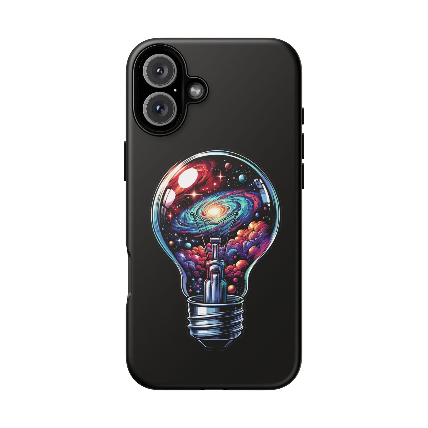 Galaxy Lightbulb Phone Case — Artistic Space iPhone Cover
