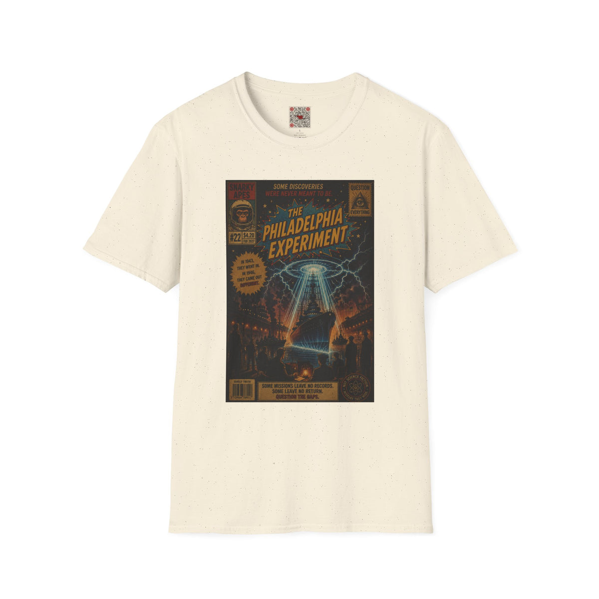 Philadelphia Experiment T-Shirt — Vintage UFO Conspiracy Graphic Tee