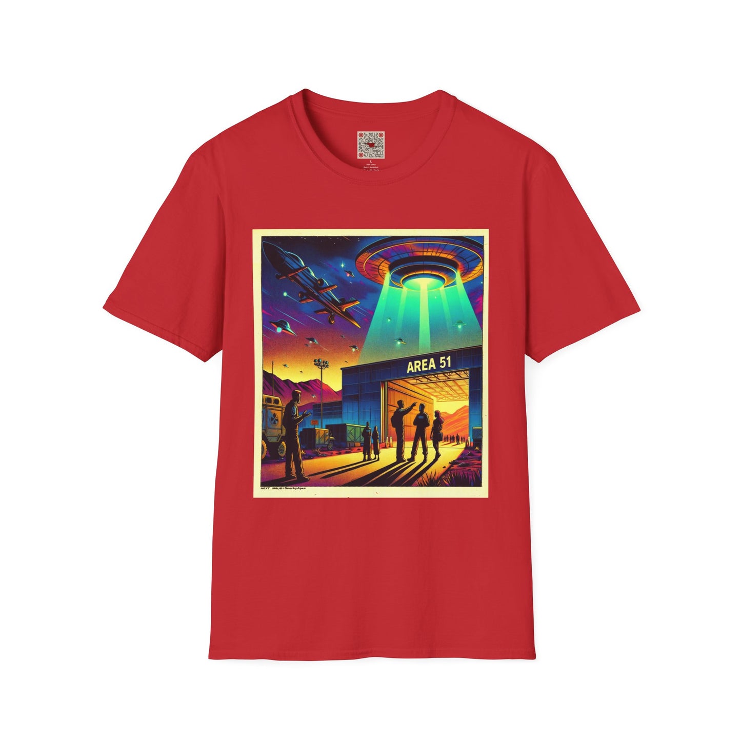 Area 51 UFO T-Shirt — Retro Alien Abduction Graphic Tee