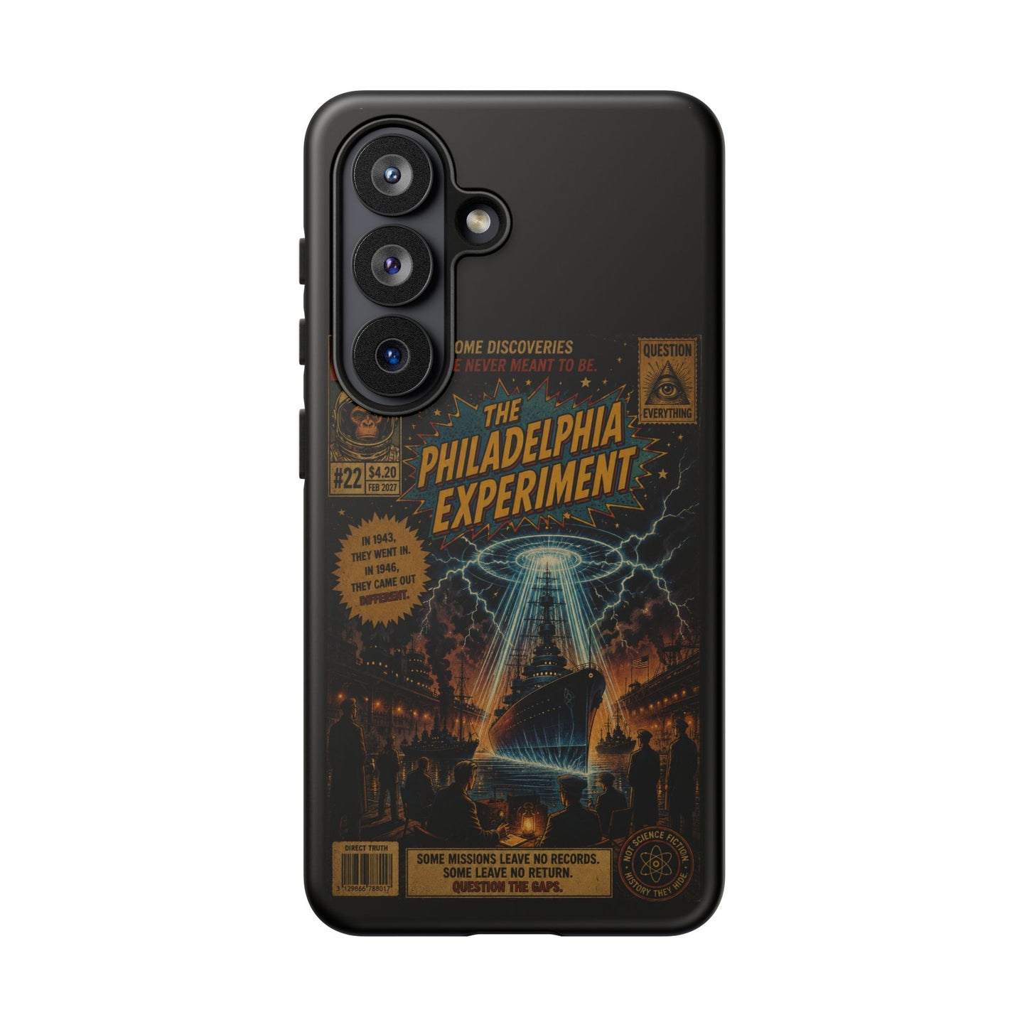 Phone Case — The Philadelphia Experiment Retro UFO Sci‑Fi Design