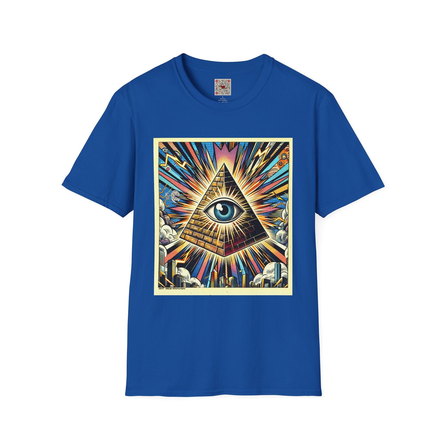 Mystic Eye Pyramid T‑Shirt — All‑Seeing Eye Graphic Tee