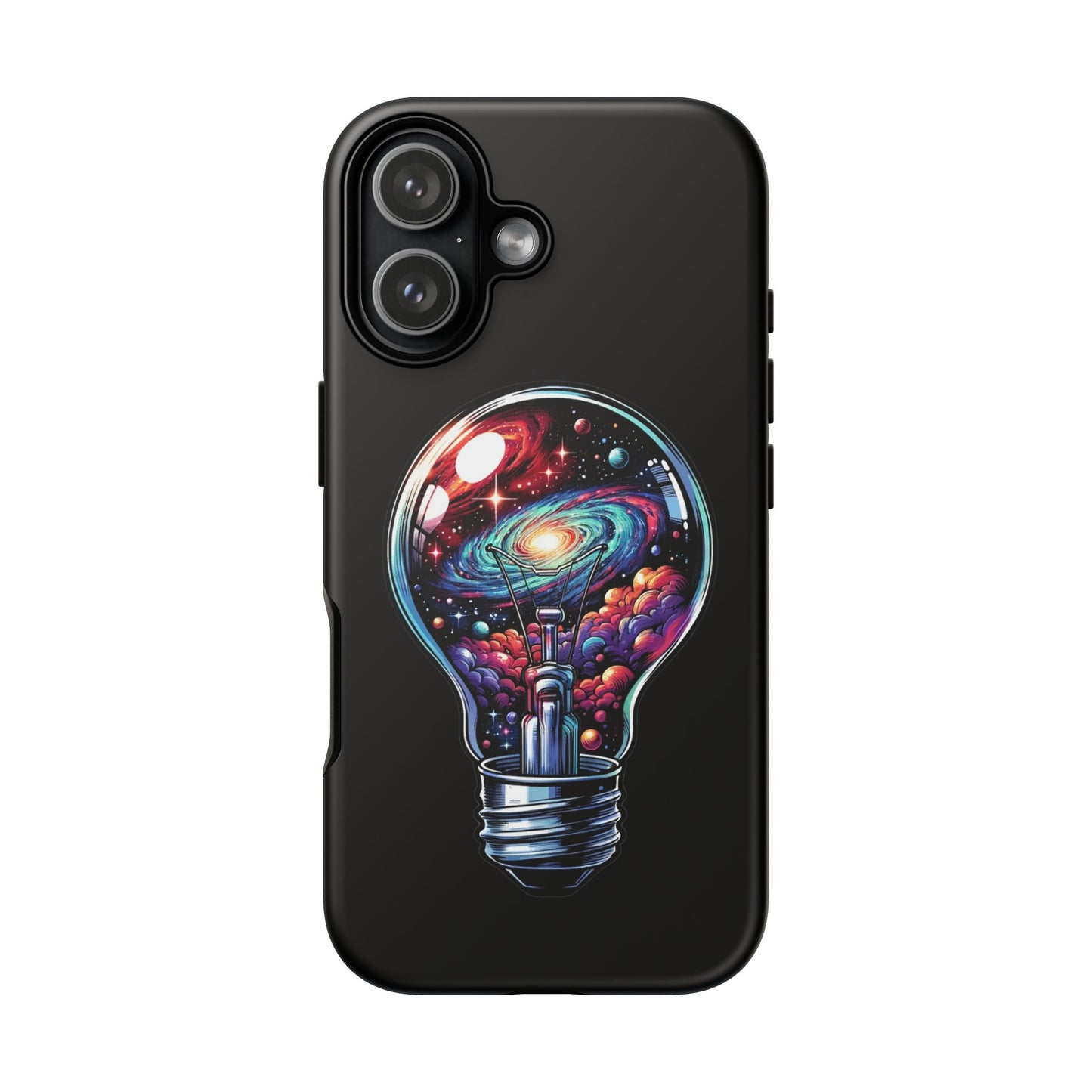 Galaxy Lightbulb Phone Case — Artistic Space iPhone Cover