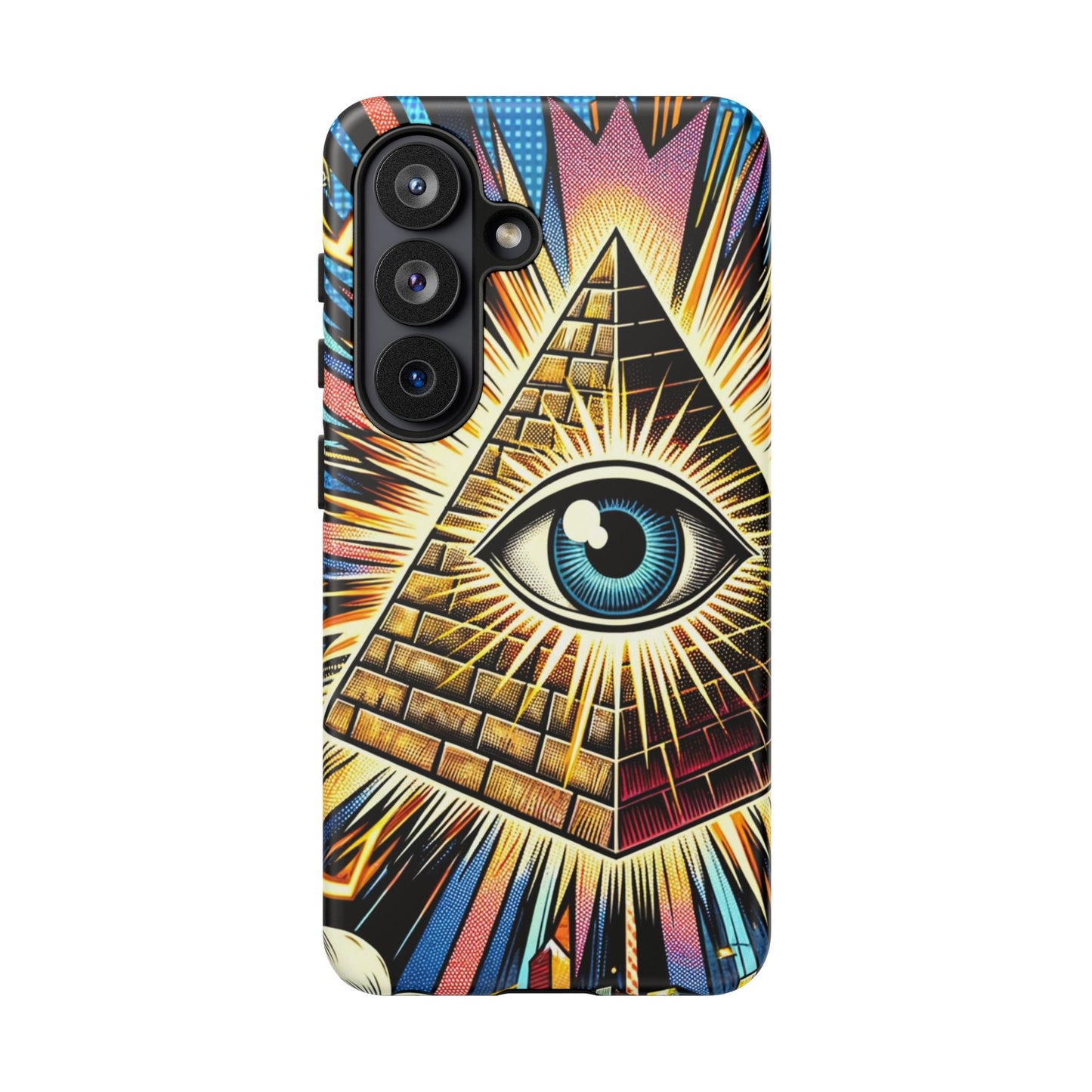 All-Seeing Pyramid Phone Case — Eye of Providence iPhone Case, Mystical Esoteric Protective Cover