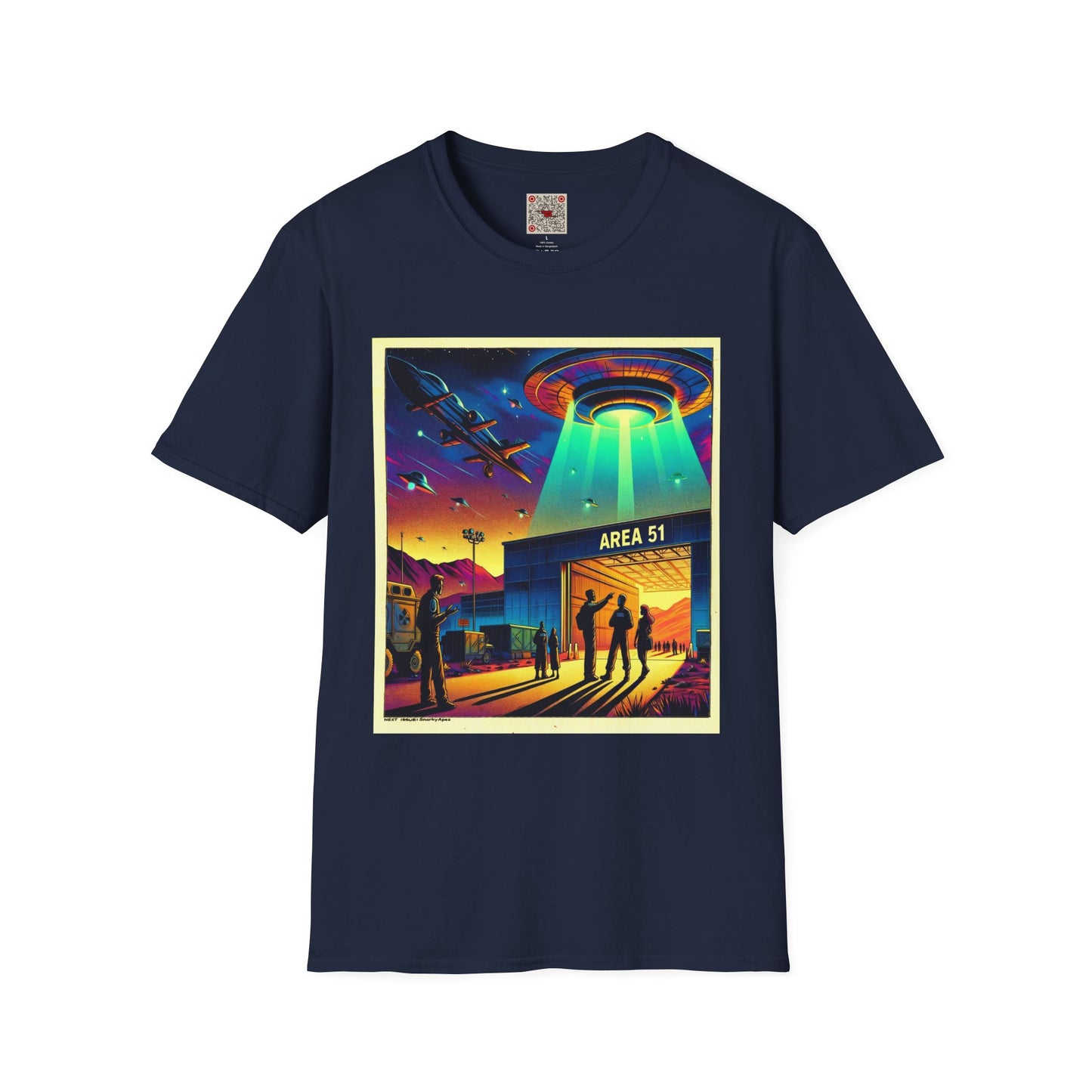 Area 51 UFO T-Shirt — Retro Alien Abduction Graphic Tee