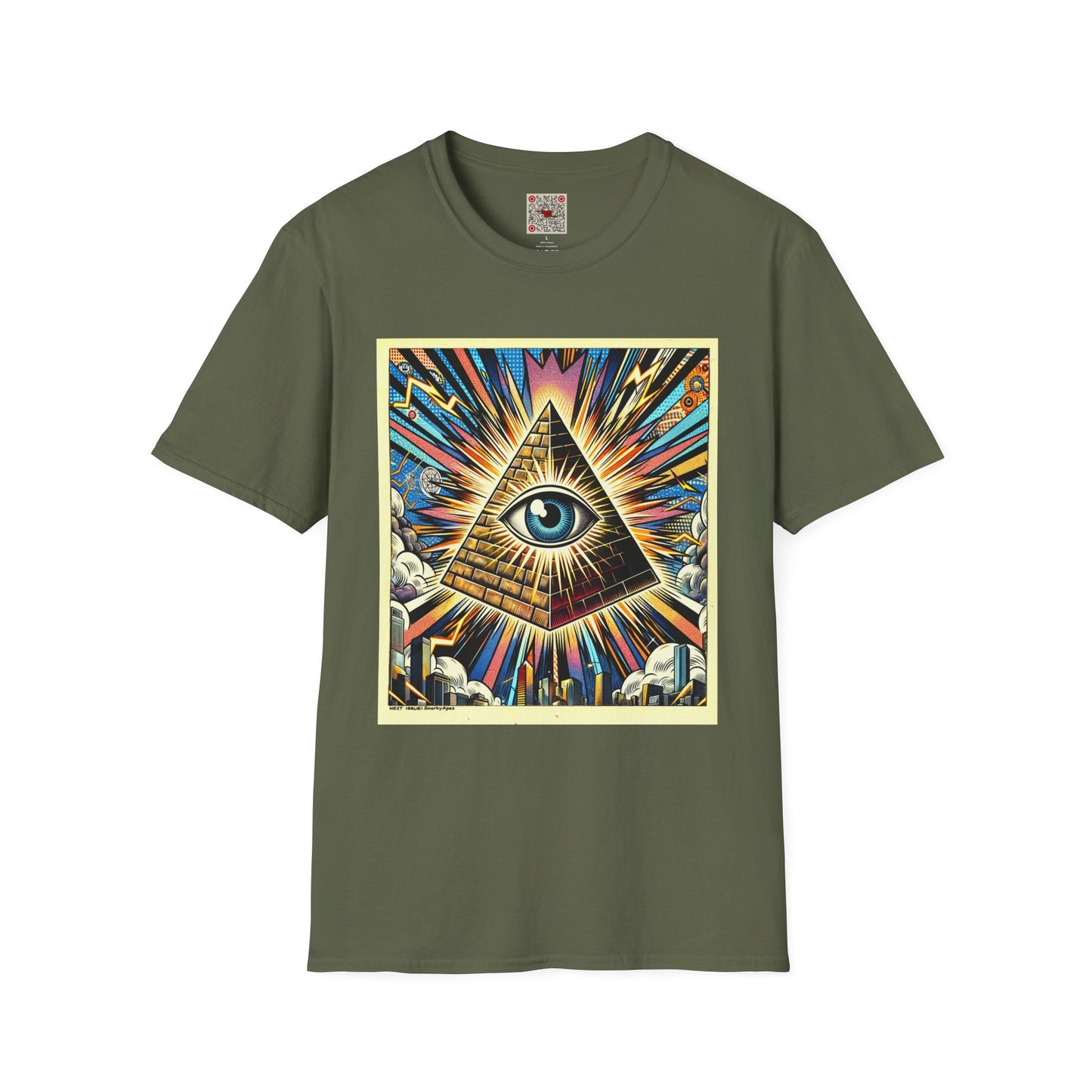 Mystic Eye Pyramid T‑Shirt — All‑Seeing Eye Graphic Tee