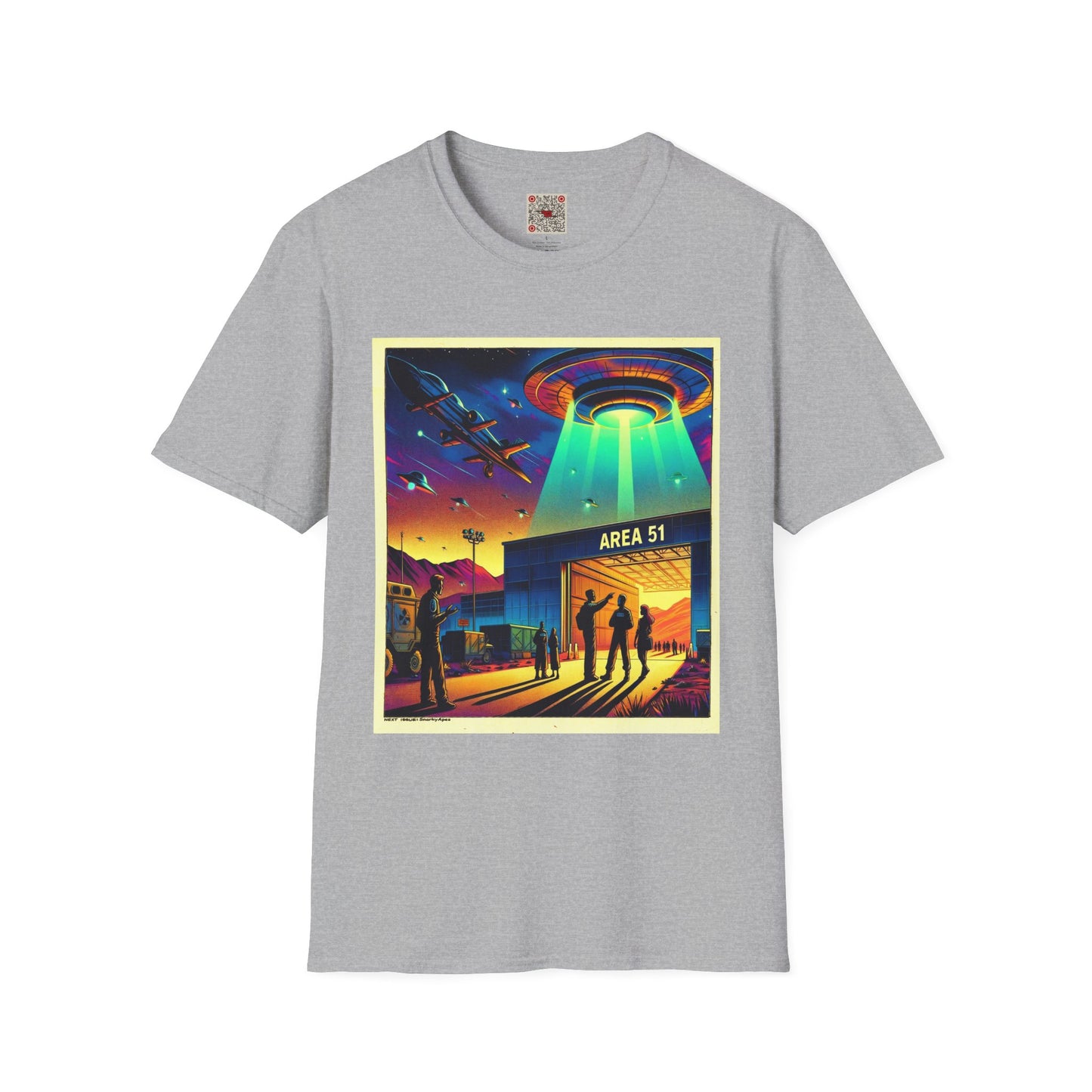Area 51 UFO T-Shirt — Retro Alien Abduction Graphic Tee