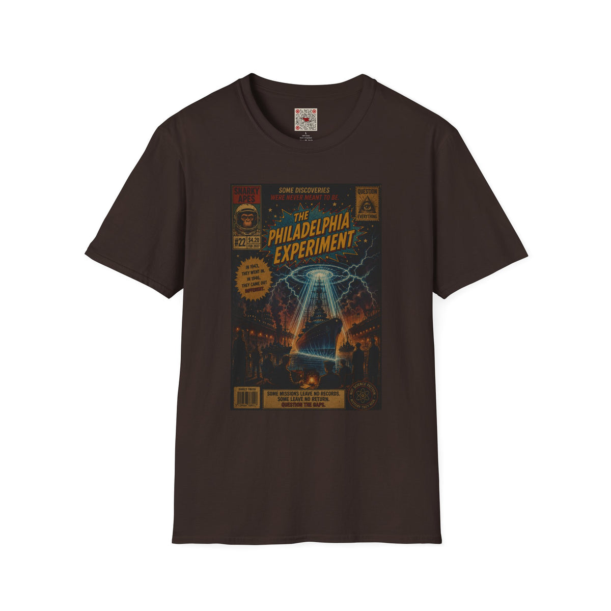 Philadelphia Experiment T-Shirt — Vintage UFO Conspiracy Graphic Tee