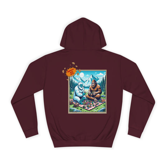 Bigfoot Picnic Hoodie — Funny Sasquatch Graphic Hoodie