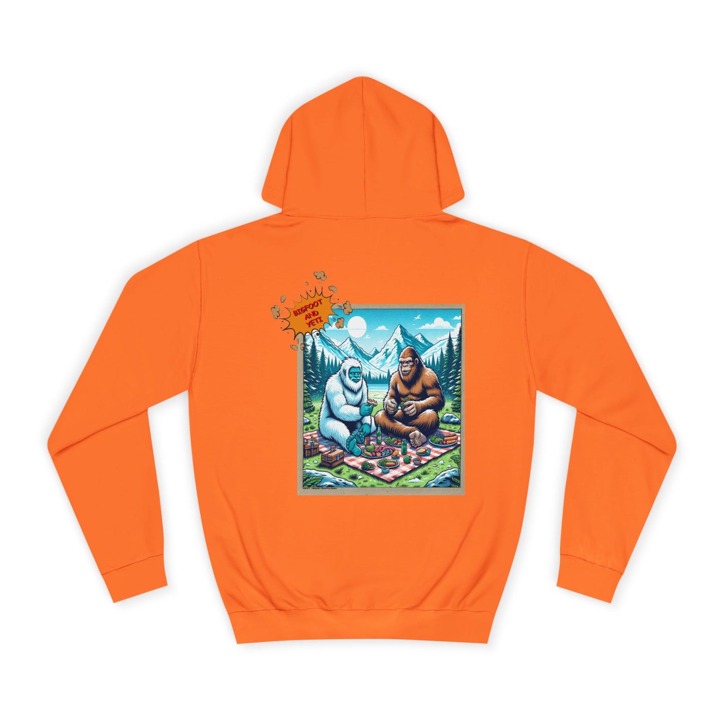 Bigfoot Picnic Hoodie — Funny Sasquatch Graphic Hoodie