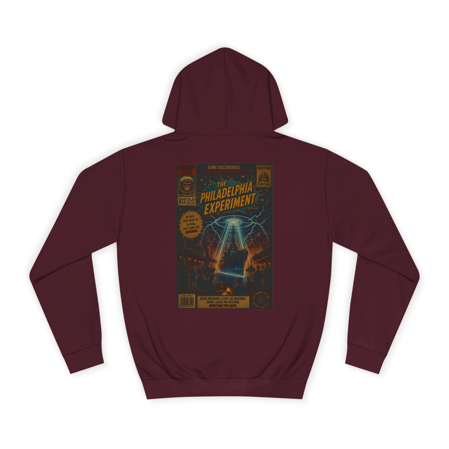 Philadelphia Experiment Vintage Sci‑Fi Hoodie